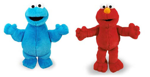 Fisher-Price Jumbo Elmo & Cookie Monster
