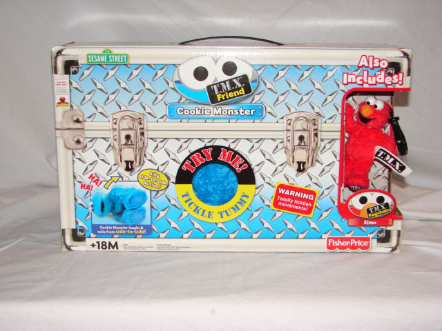 Fisher-Price Model #M2685 - T.M.X. Friends Cookie Monster with  Elmo keychain 