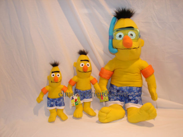 Nanco Bert Poolside - elmoandfriends.com - Sesame Street Plush Dolls