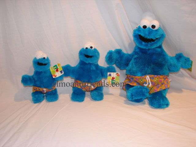 Nanco Cookie Monster Poolside - elmoandfriends.com - Sesame Street Plush Dolls
