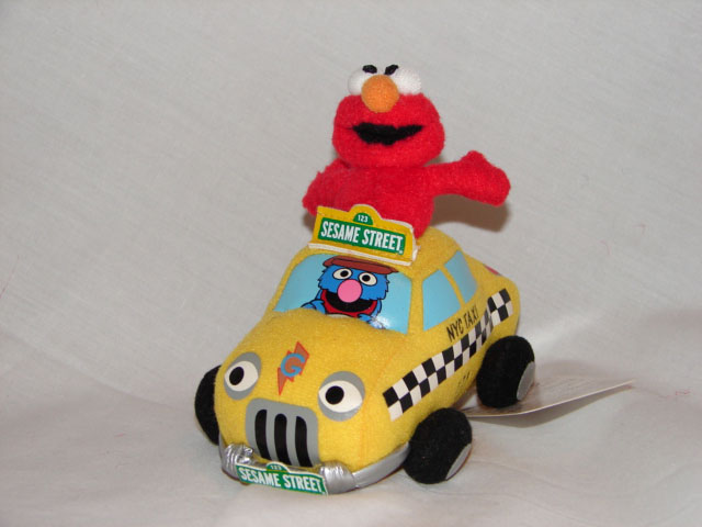 Universal Studios Japan Elmo in Taxi Cab