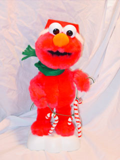 Telco Animated Elmo with Candy Canes