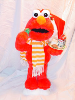 Telco Animated Elmo with Milk and Cookies