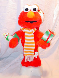 Telco Animated Elmo with Present