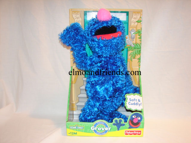 Fisher-Price Classic Collection Assortment #N4667 Grover Model #N4671 - elmoandfriends.com - Sesame Street Plush Dolls