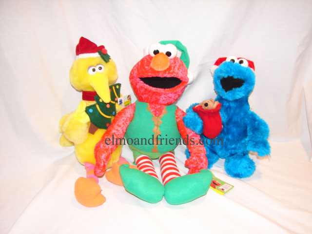 Nanco Christmas - elmoandfriends.com - Sesame Street Plush Dolls