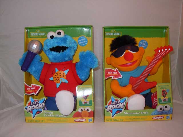 Playskool Let's Rock Cookie Monster & Let's Rock Ernie